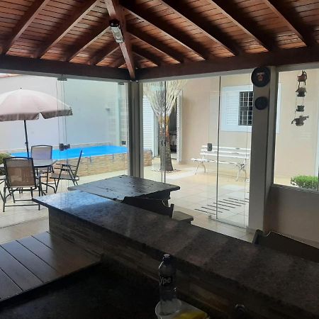 Casa agradável com área externa e piscina Brotas Exterior foto