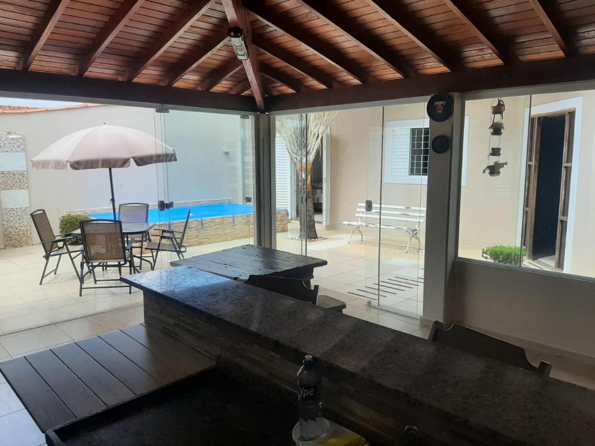 Casa agradável com área externa e piscina Brotas Exterior foto