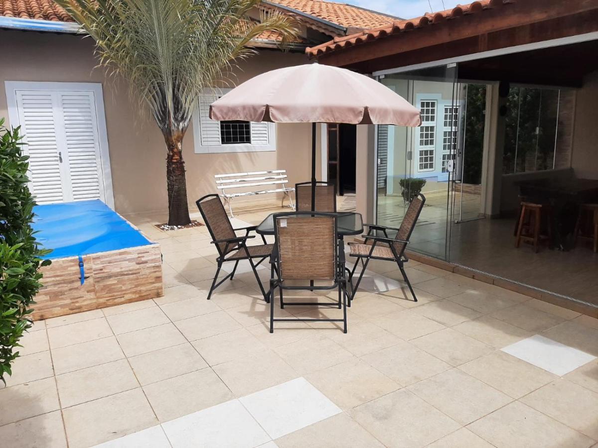 Casa agradável com área externa e piscina Brotas Exterior foto